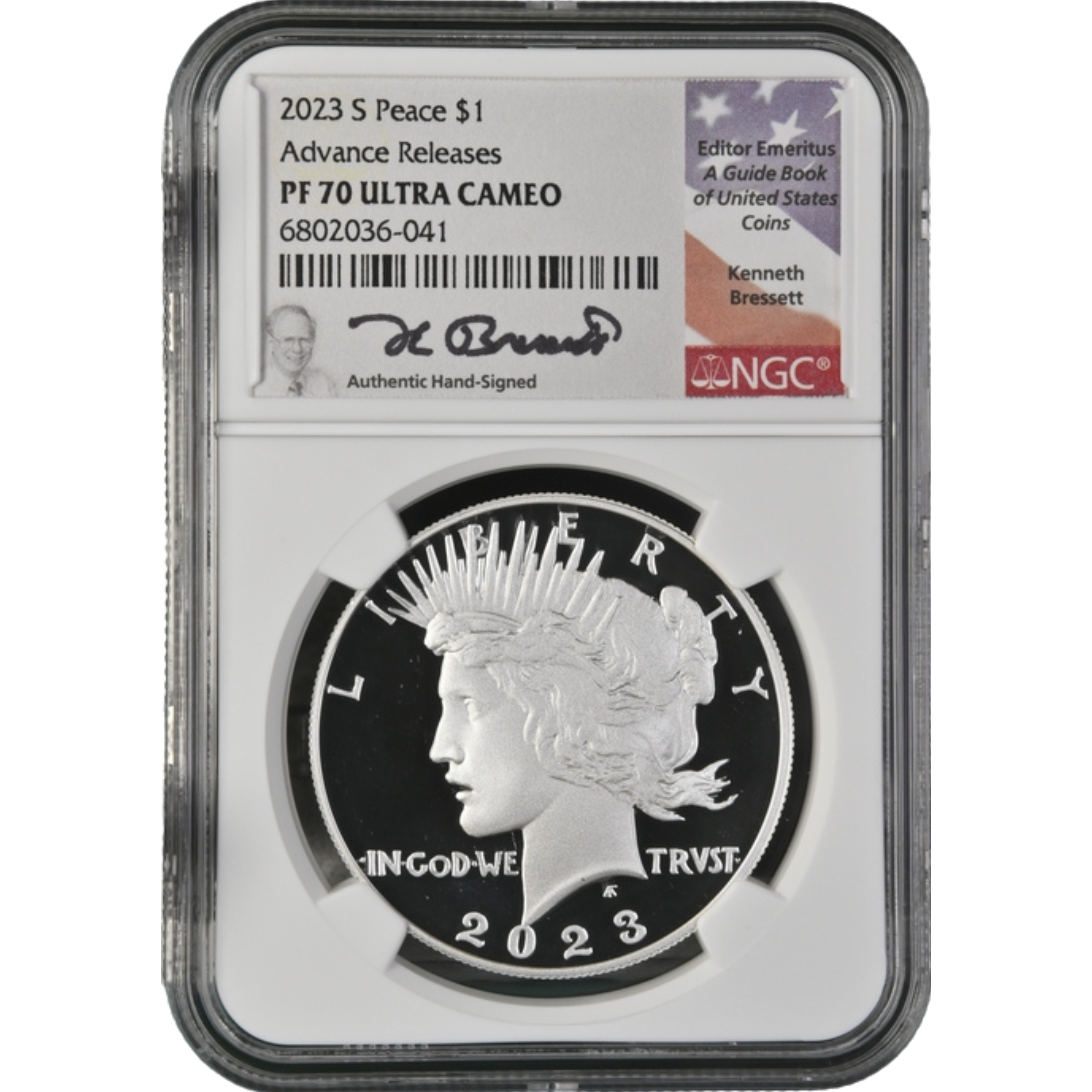 2025 $1 American Silver Eagle Early Releases MS70 NGC